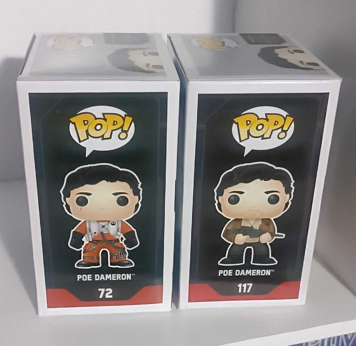 Funko Pop! Star Wars Poe Dameron #72 + # 117