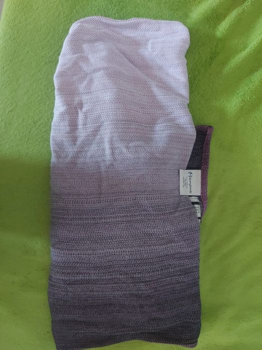 chusta kółkowa lenny lamb jodełka ombre