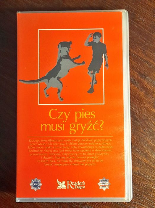 Czy pies musi gryźć? - kaseta wideo VHS