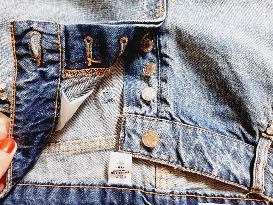 Nowe Jeansy 44 boyfriend H&M