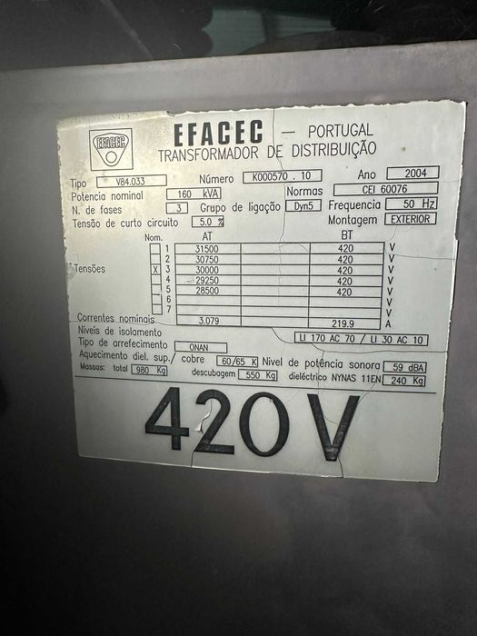 Posto de transformação aéreo