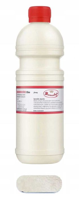 RENOSKÓR Farba Lakier Do Skóry ŚMIETANKOWY 200 ml