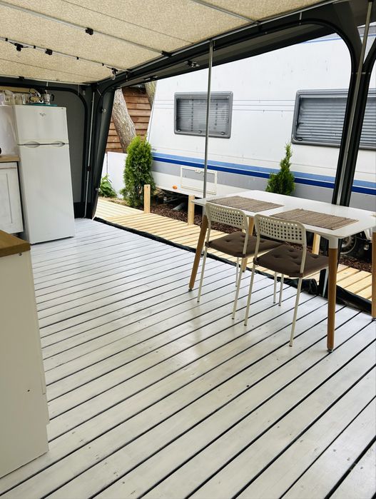 CHAŁUPY 3 przyczepa 6 osób+ skuter wodny netflix wynajem nocleg Hel