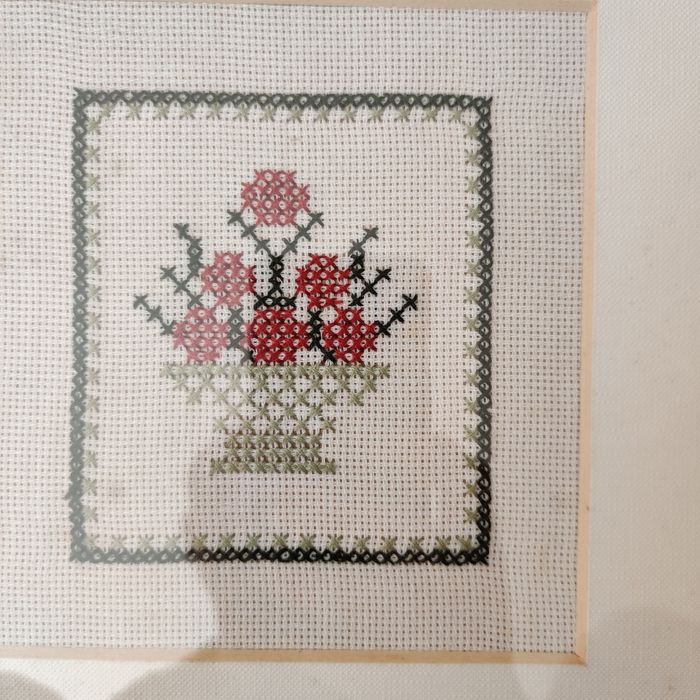 Framed Cross-Stitch Embroidery64862875241217123