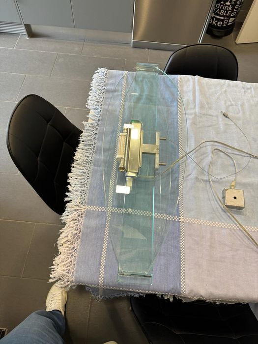 Vendo candeeiro em vidro temperado