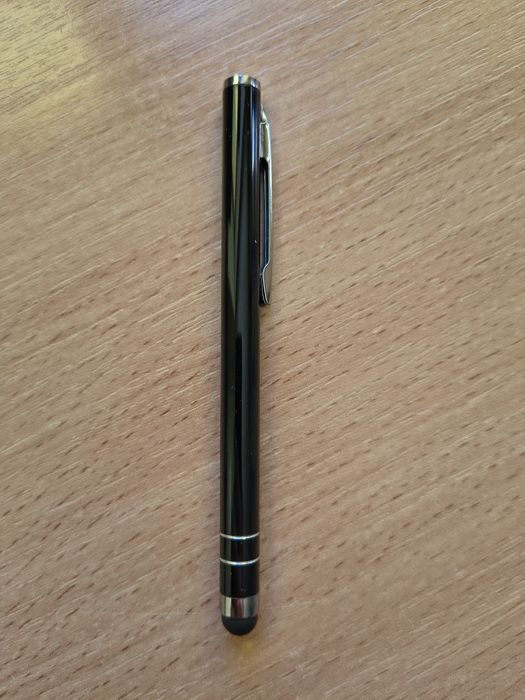 Стилус для сенсорных экранов, черный металлический