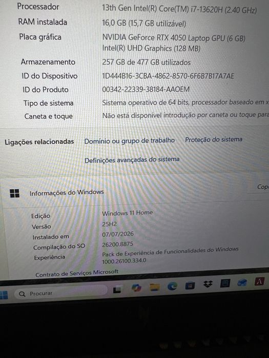 Portátil Acer Nitro V15