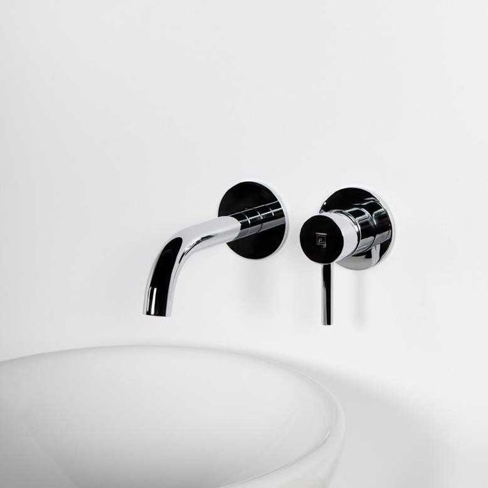 Steinberg 100 Bateria umywalkowa ścienna chrom 100.1801