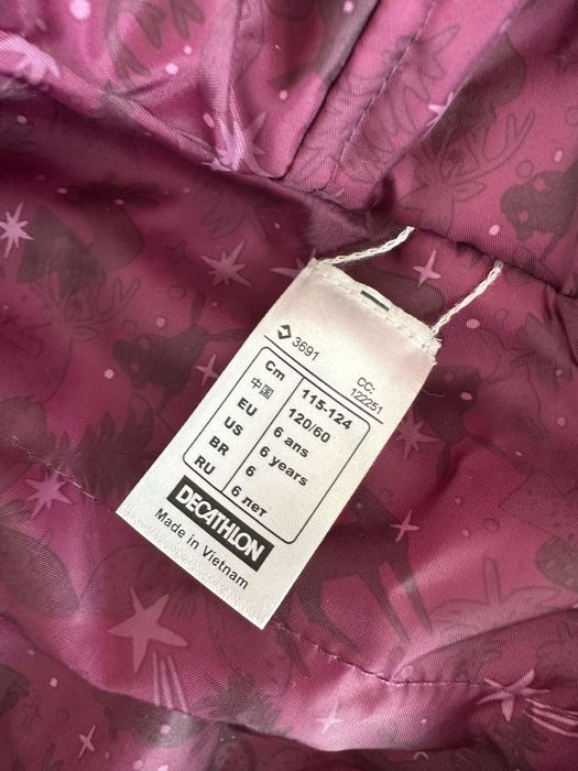 Kurtka przejściowa Decathlon 115/124