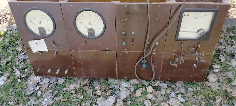 Stara rozdzielcza , panel sterowania  z PRL-u