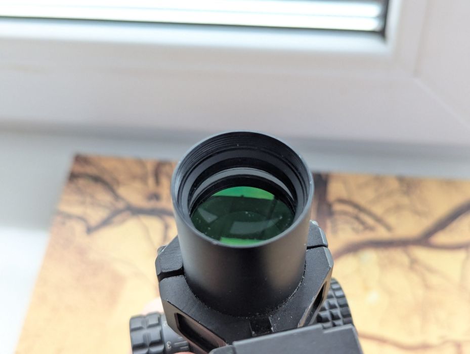 Оптичний приціл загінник 1-5х24 з підсвіткою + кріплення Geissele