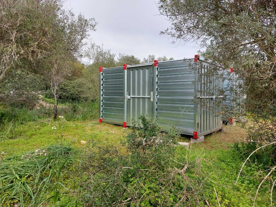 Abrigo de jardim em aço galvanizado desmontável