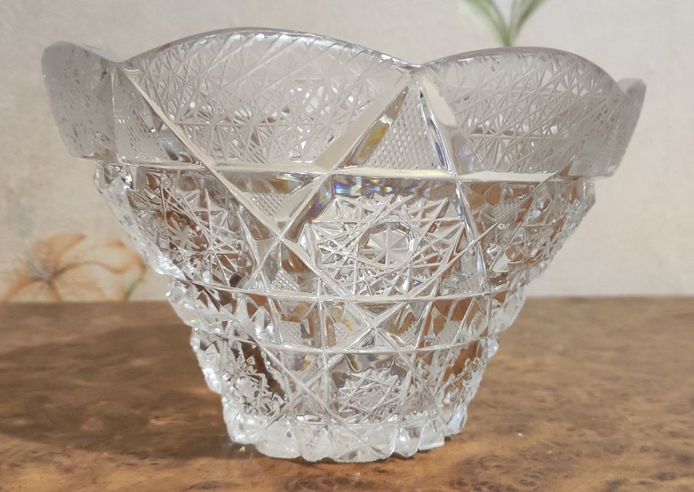 Большие салатники хрустальные