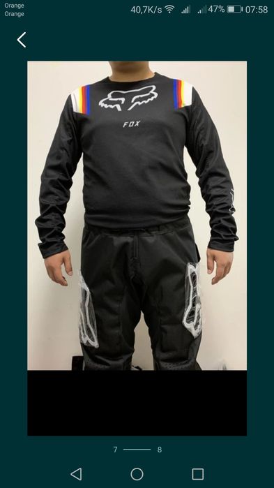 Strój spodnie bluza enduro fox jersey quad XL 36 XXL 38 nowy