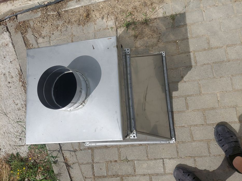 Okap kuchenny ze stali nierdzewnej 60x60