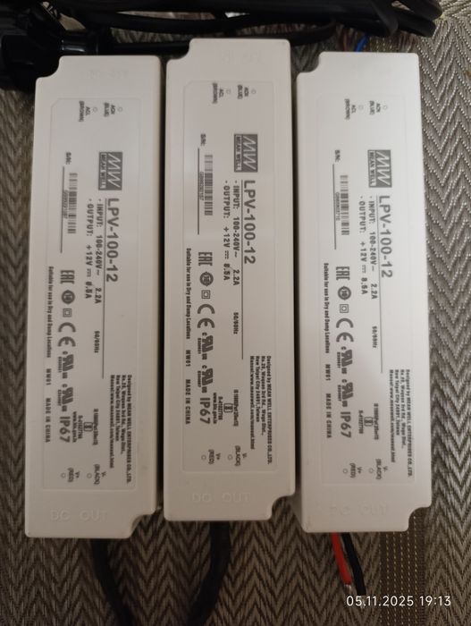 Блок питания MEAN WELL LPV-100-12 IP67