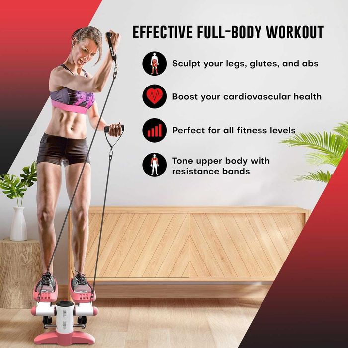 Nordic Lifting Mini Stepper Kompaktowy trener cardio steper