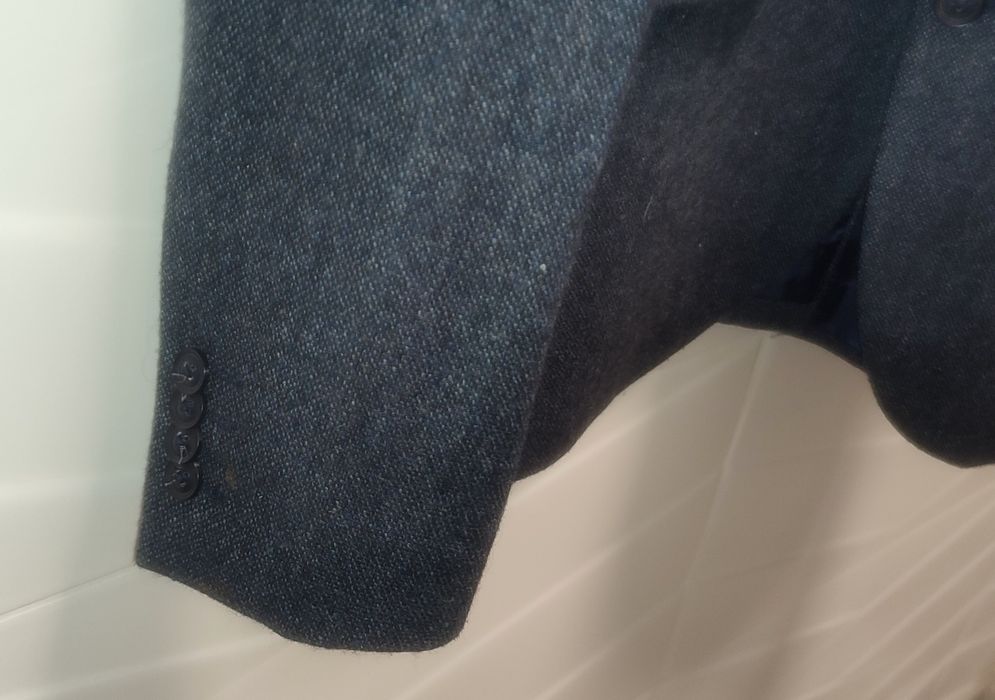 Marynarka Topman r. 42 / M Wełna granat