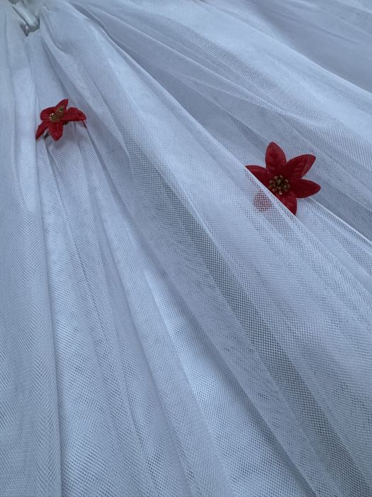 Strój baletowy: paczka romantyczna + body + ozdoba do włosów