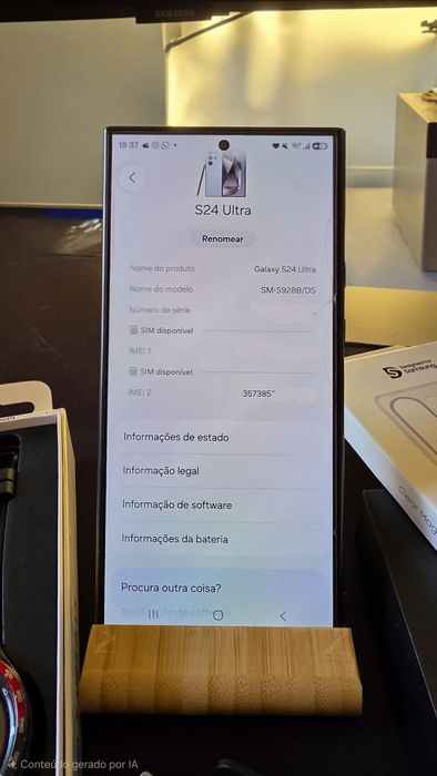 Samsung Bundle Premium | Galaxy S24 Ultra 512GB + Galaxy Watch 4 Classic + Galaxy Buds3 Pro | Como Novo