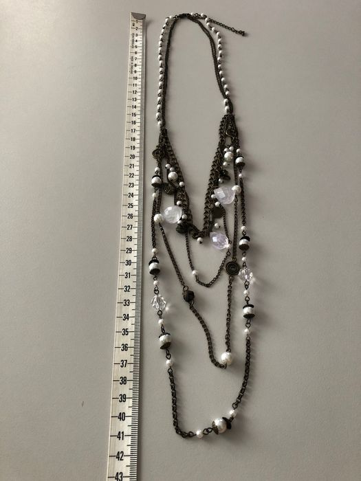 Colar pérolas e pedras | Pedra Dura