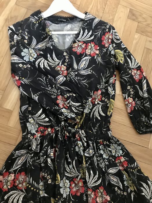 Sukienka Blackbow Showroom XS/34 boho kwiaty