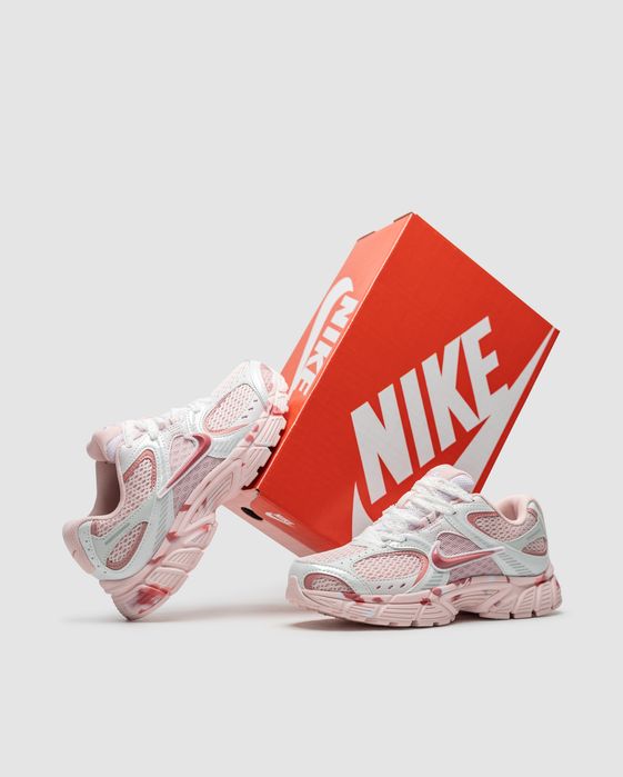 Кросівки Кроссовки Nike V5 RNR Custom Pink White Розовый Белый Рожевий білий Кросовки Демісезон