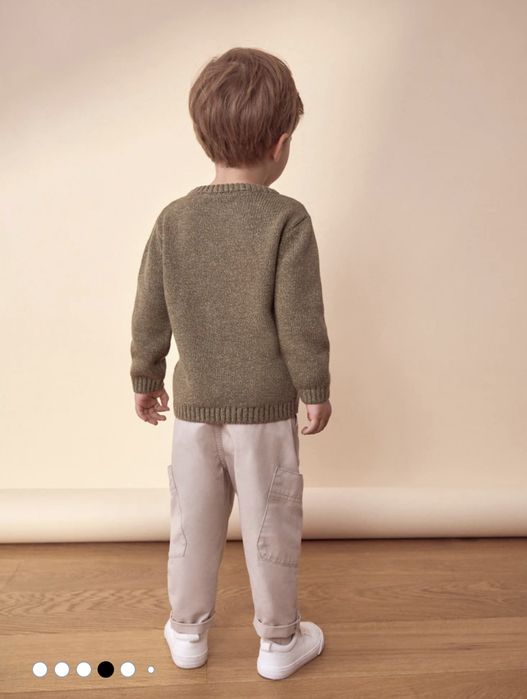 Джемпер next моделі kids' safari appliqué cotton graphic sweater 92