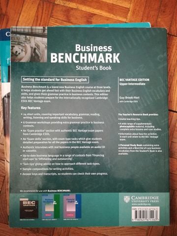 CAMBRIDGE - Business Benchmark BEC Vantage - upper-Intermediate
