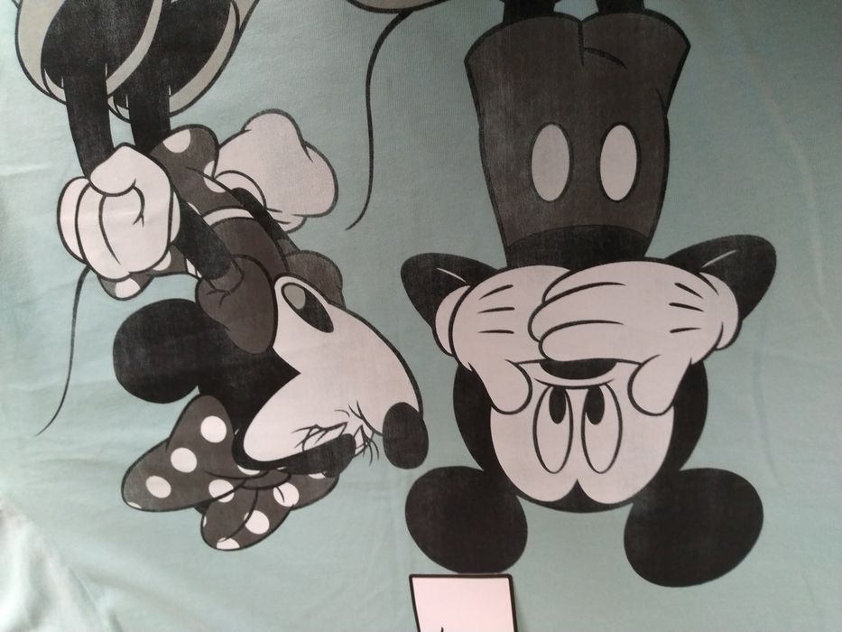 DISNEY by BPC miętowy NOWY t-shirt Mickey Mouse r.42