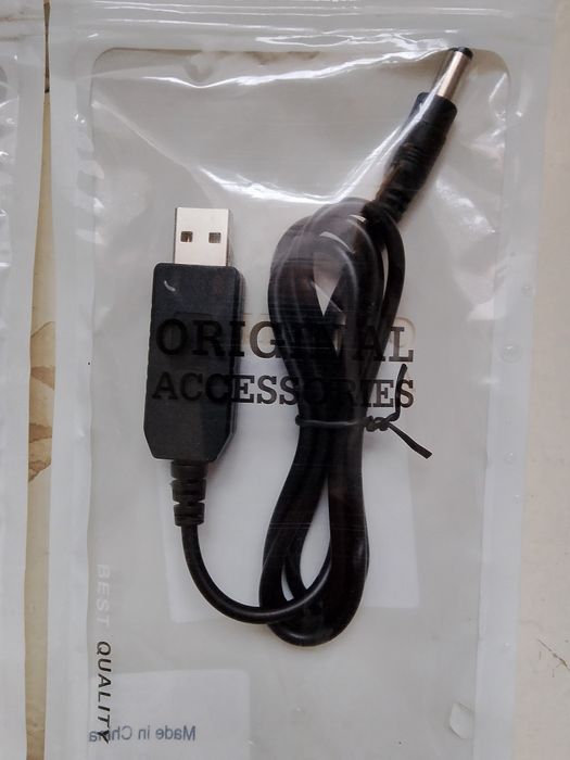 Кабель USB 5V на роутер 12V
