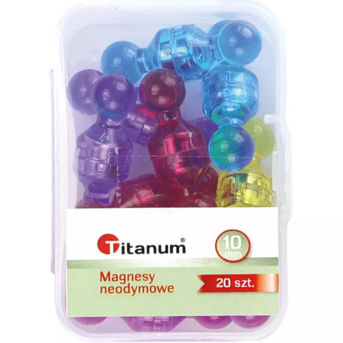 Magnes Neodymowy 5x7 Op20szt pudełko Plast. Nowy Produkt