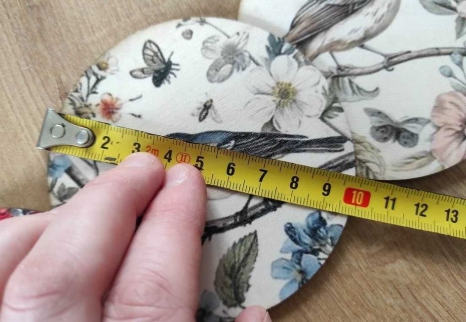 Urocze nowe podstawki pod kubki 6 sztuk ptaki ptaszki