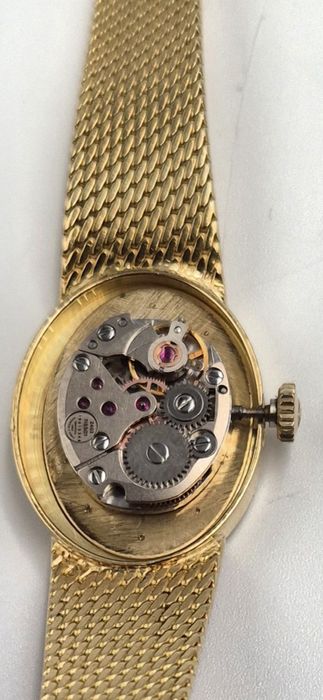 Złoty  Damski zegarek Tissot próba  750