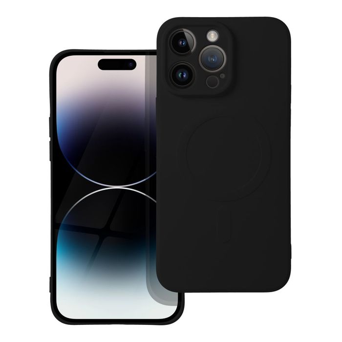 Futerał Silicone Mag Cover Magsafe Do Iphone 14 Pro Max Czarny