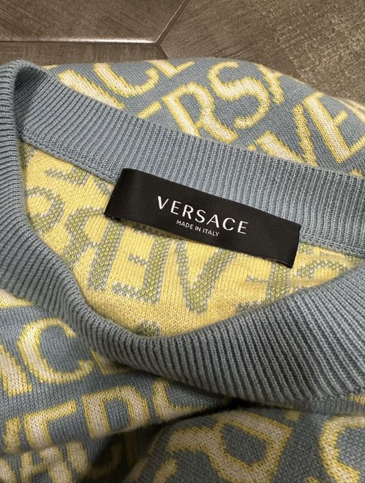 Свитер кофта gianni versace allover
