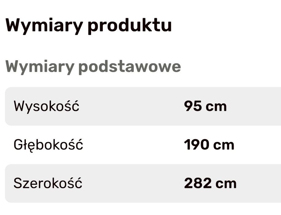 Narożnik - rozkładany z funkcją spania