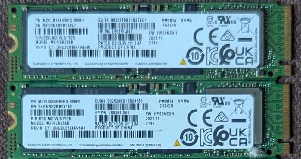 SSD M2 Sata3/NVME PciE 4.0 (256-512-1TB-2TB)