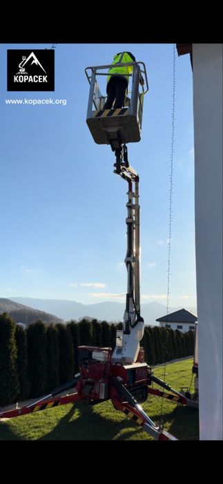 Podnosnik koszowy pająk wynajem z operatorem