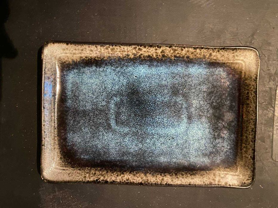 тарелка круглая, прямоугольная. блюдо для пиццы 32 см. керамика.