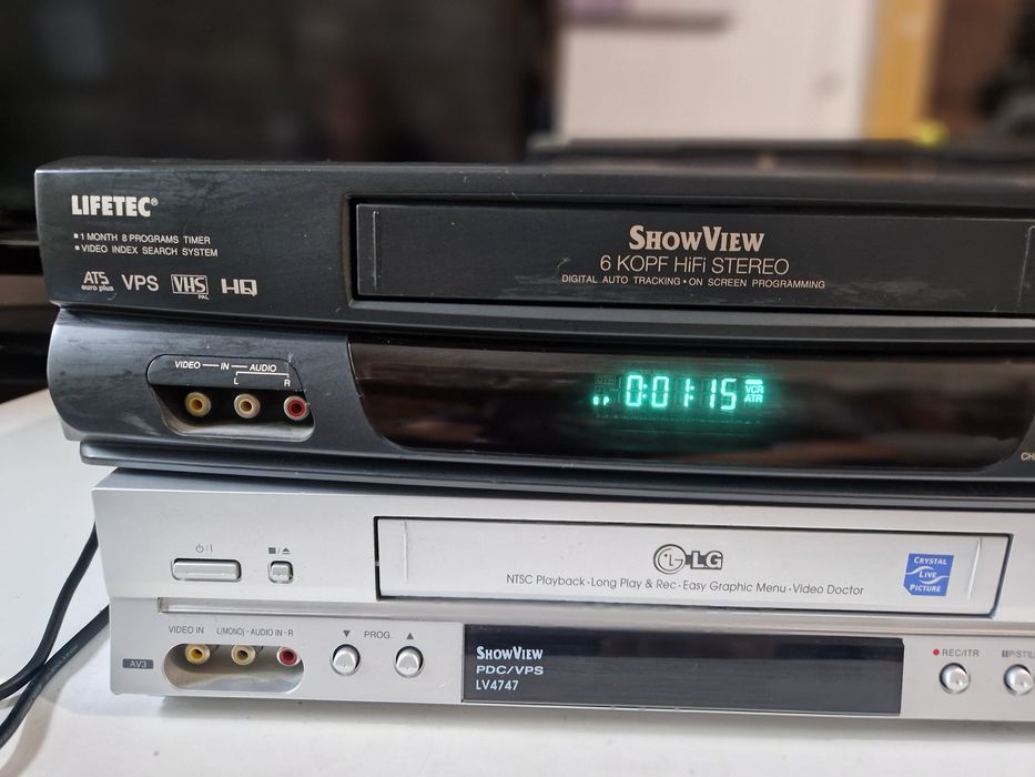 Magnetowid VHS  Lifetec LT 8910-stereo, 6 głowic