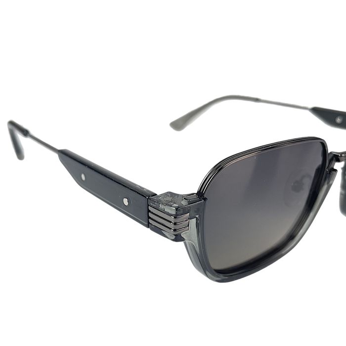 Okulary Przeciwsłoneczne Polaryzacyjne Unisex Szaro-Czarne Gradient