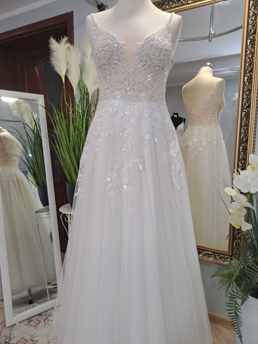 Piękna suknia ślubna w atrakcyjnej cenie i polecam