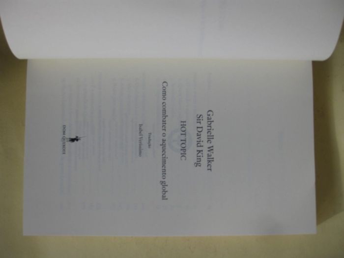 Hot Topic de Gabrielle Walker e Sir David King
