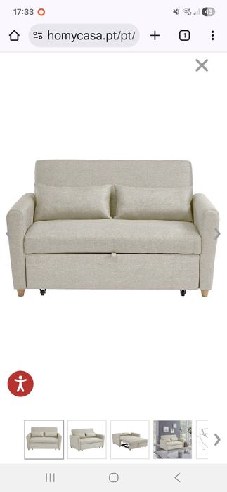 Sofá cama KAM ( Homycasa)