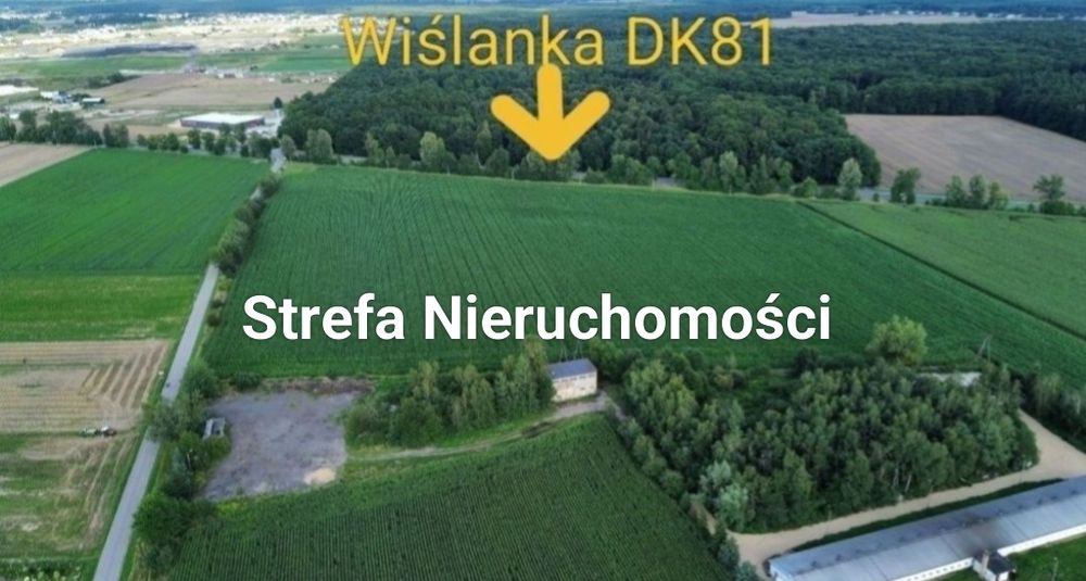 *Duża Działka usługowa Gardawice Orzesze Żory blisko Wiślanki DK81