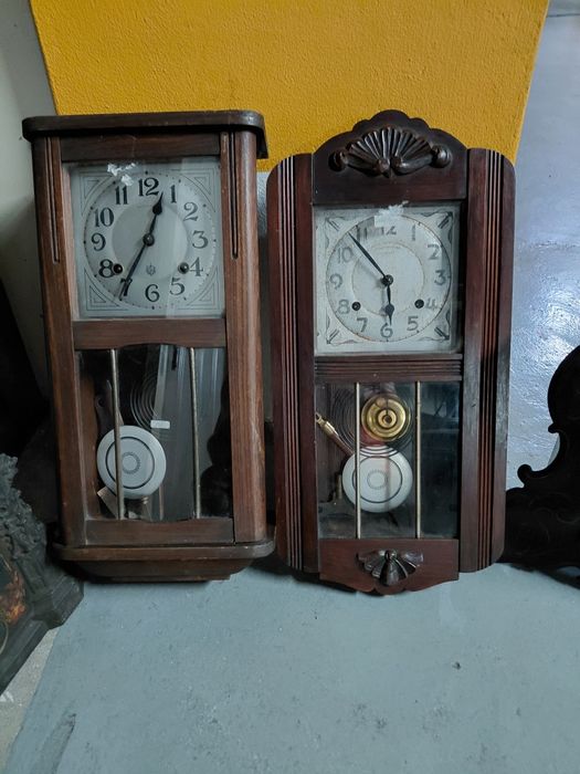 Relógios 4 são 2 da Reguladora 2 americanos 1 com máquina e 1 sem máquina preço  lote