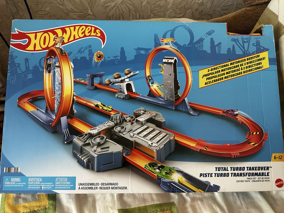 Набір трек Hot Wheels Track Builder Total Turbo Takeover