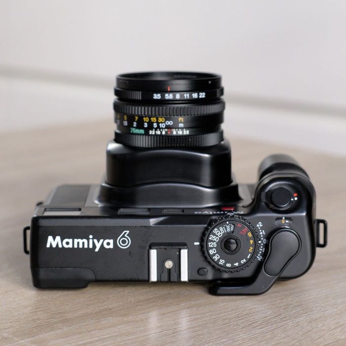 Mamiya 6 com lentes 75mm e 150mm