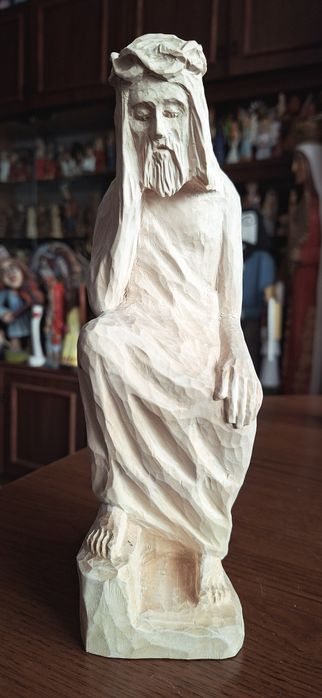 Chrystus frasobliwy rzeźba ludowa